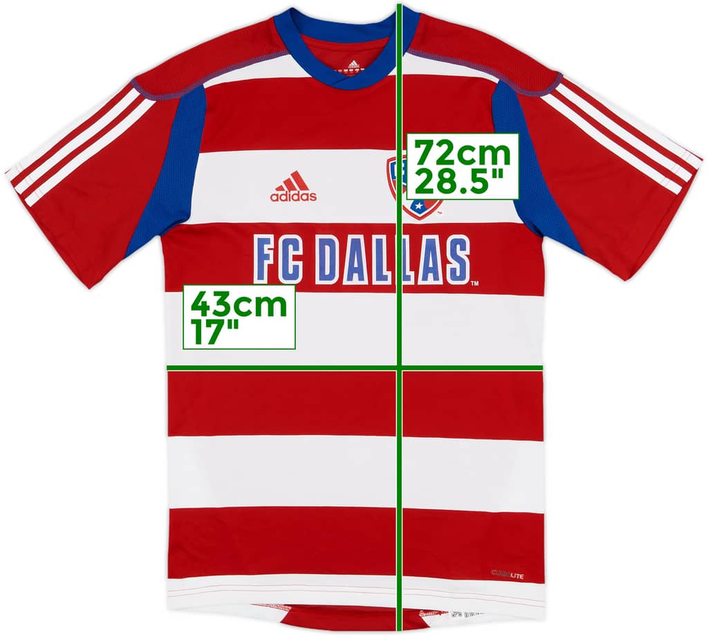 2010-12 FC Dallas adidas Training Shirt - 8/10 - (XL.Boys)
