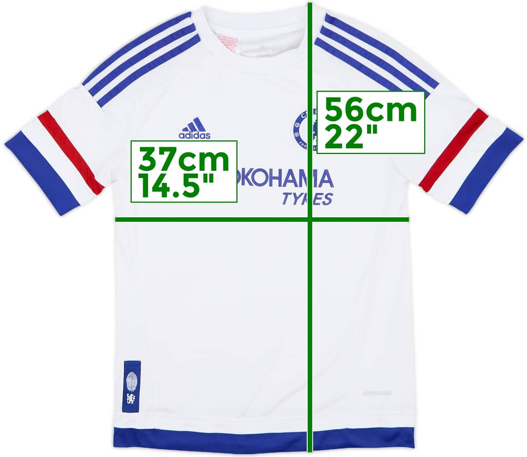 2015-16 Chelsea Away Shirt - 7/10 - (M.Boys)