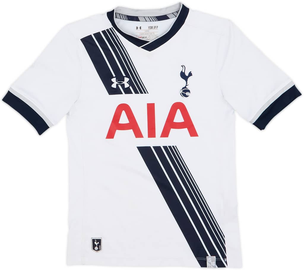 2015-16 Tottenham Home Shirt - 9/10 - (S.Boys)