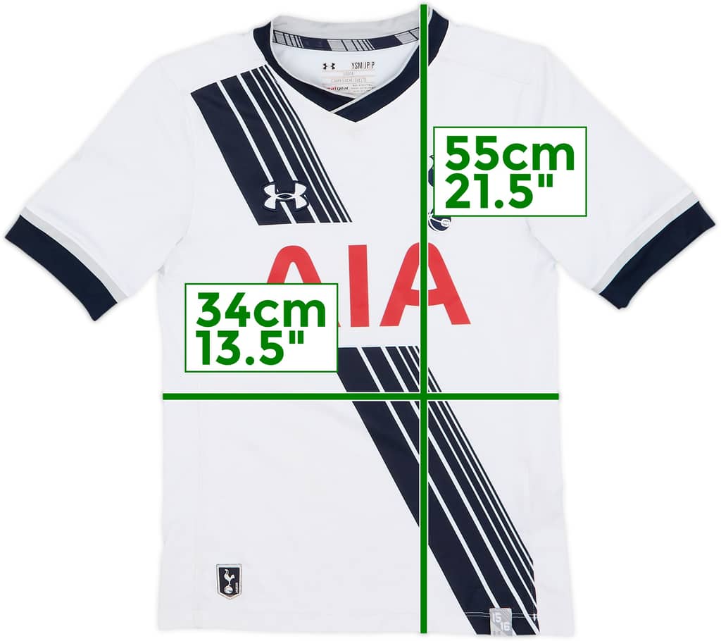 2015-16 Tottenham Home Shirt - 9/10 - (S.Boys)