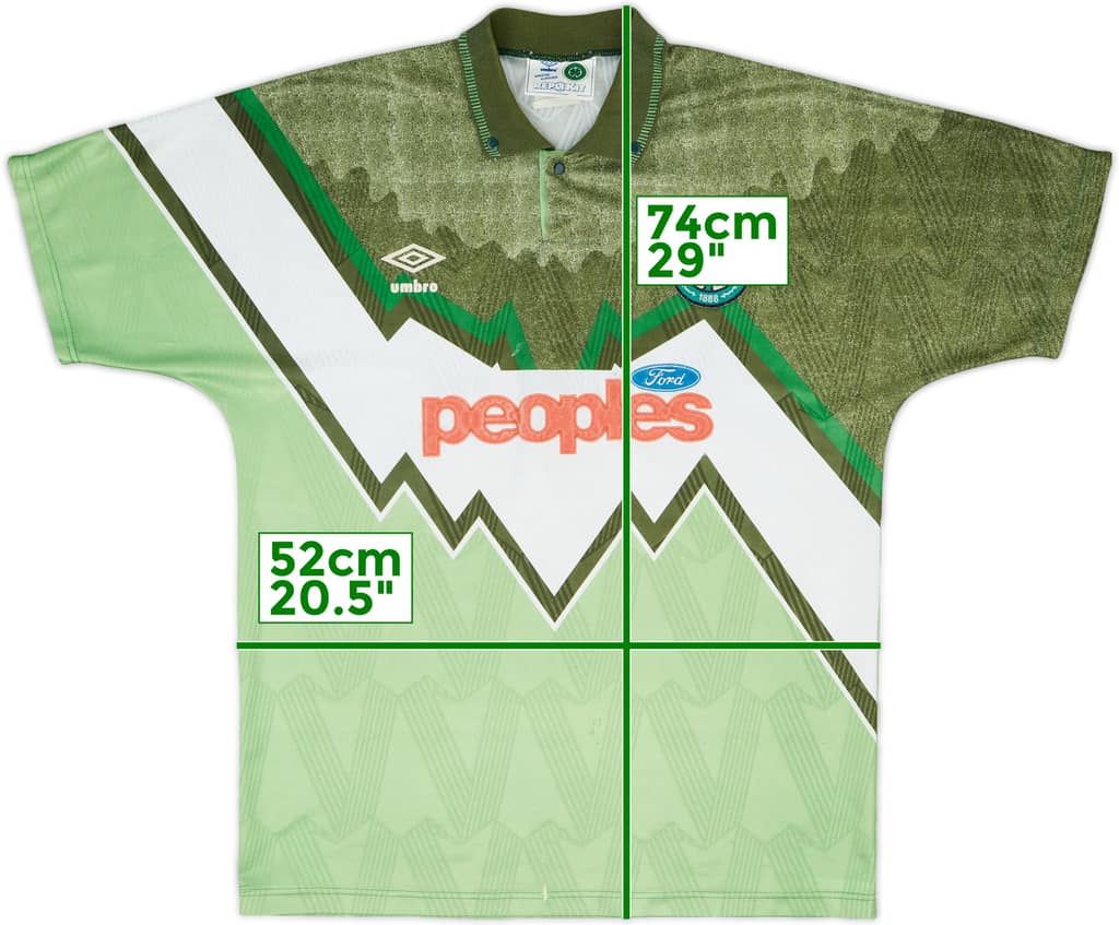1991-92 Celtic Away Shirt - 7/10 - (L)