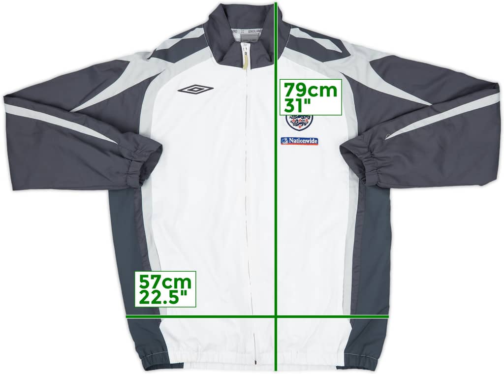 2007-09 England Umbro Track Jacket - 8/10 - (XL)