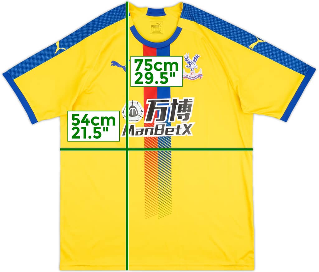 2018-19 Crystal Palace Third Shirt - 7/10 - (XL)