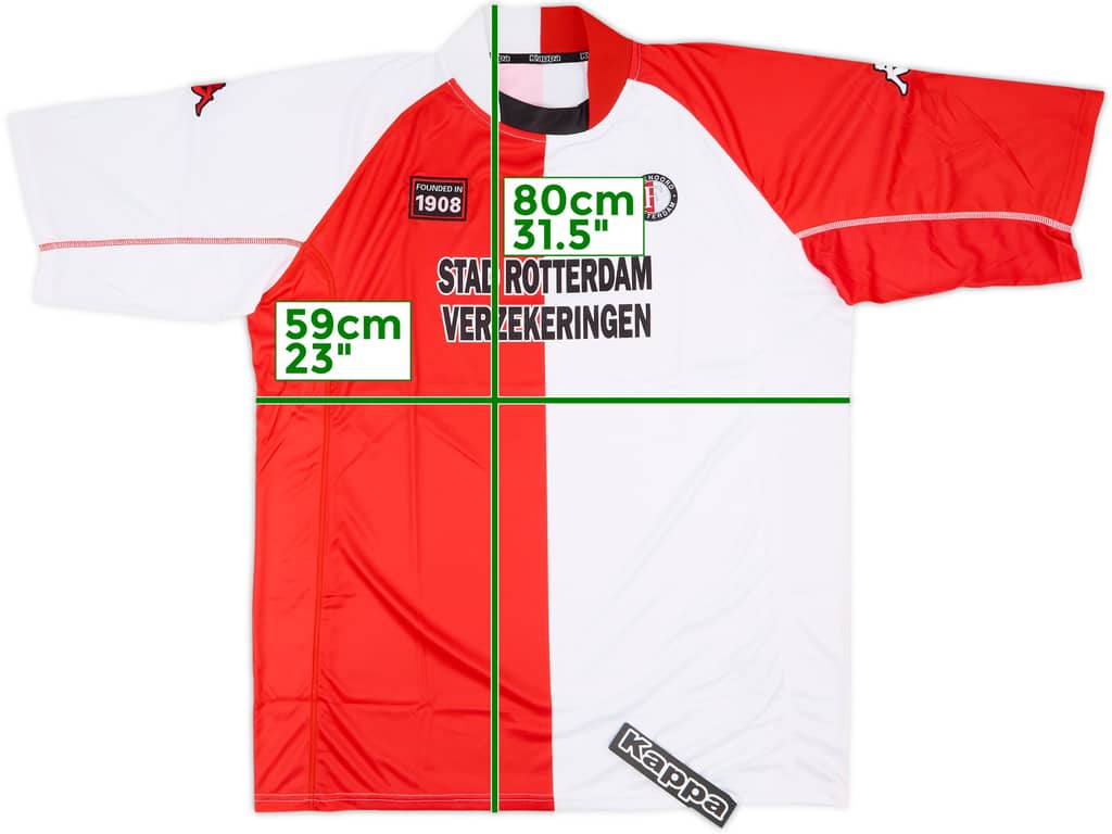 2002-03 Feyenoord Home Shirt (XL)