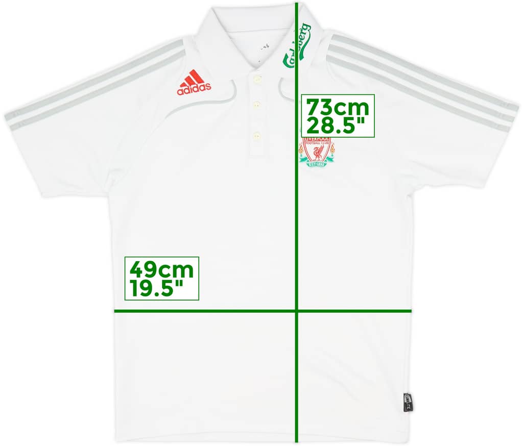2008-09 Liverpool adidas Polo Shirt - 8/10 - (M)