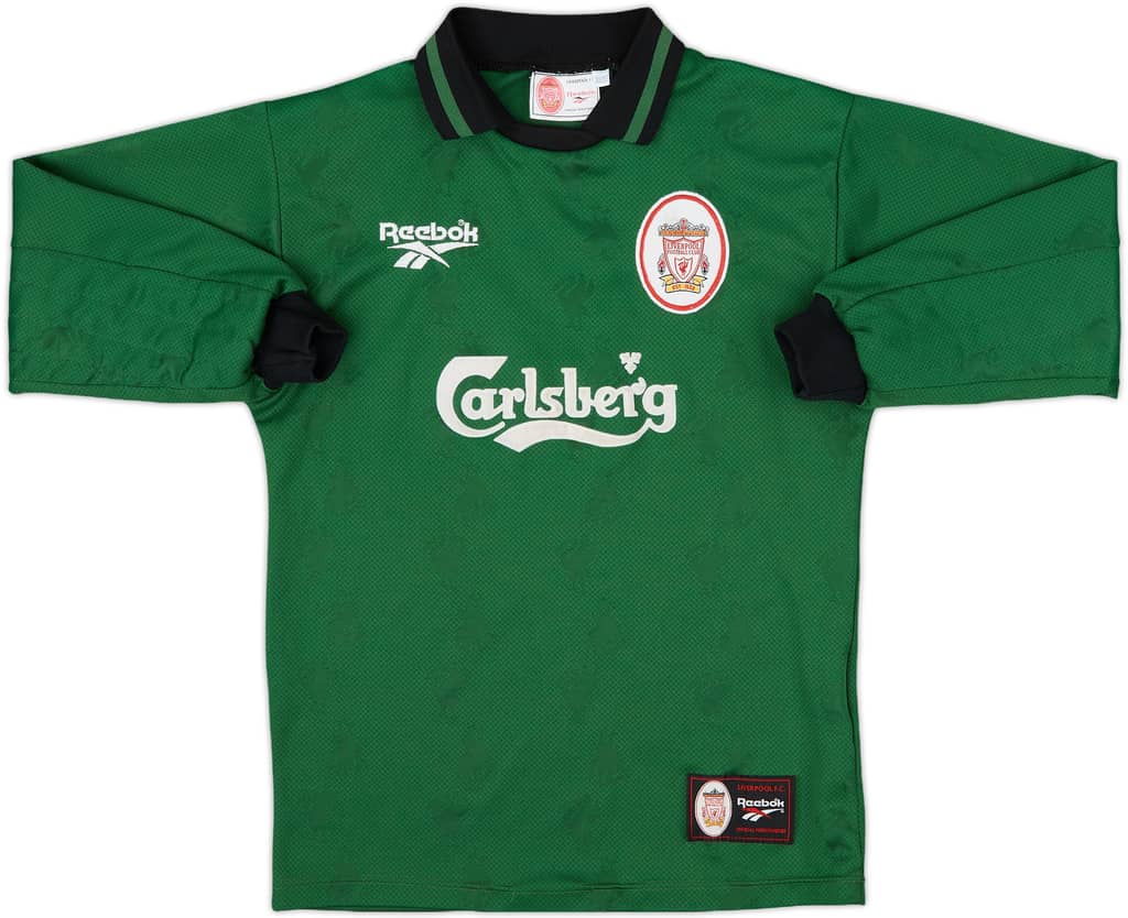 1996-97 Liverpool GK Shirt - 9/10 - (M.Boys)