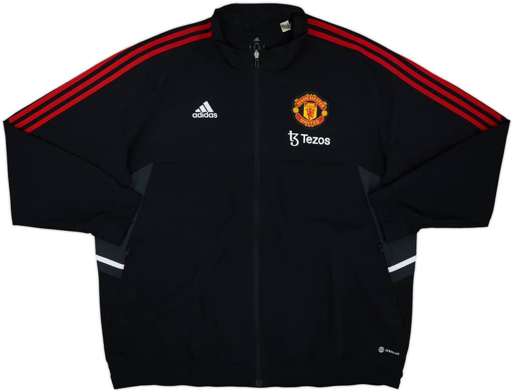 2022-23 Manchester United adidas Track Jacket - 10/10 - (XXL)