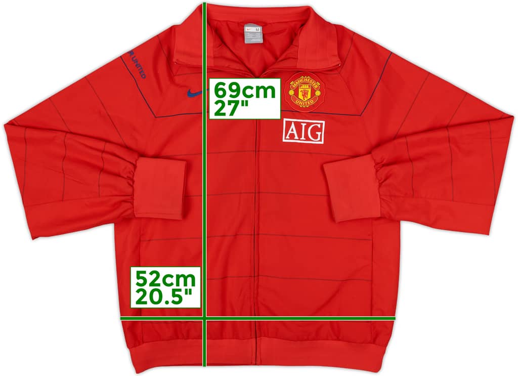2008-09 Manchester United Nike Track Jacket - 8/10 - (M)