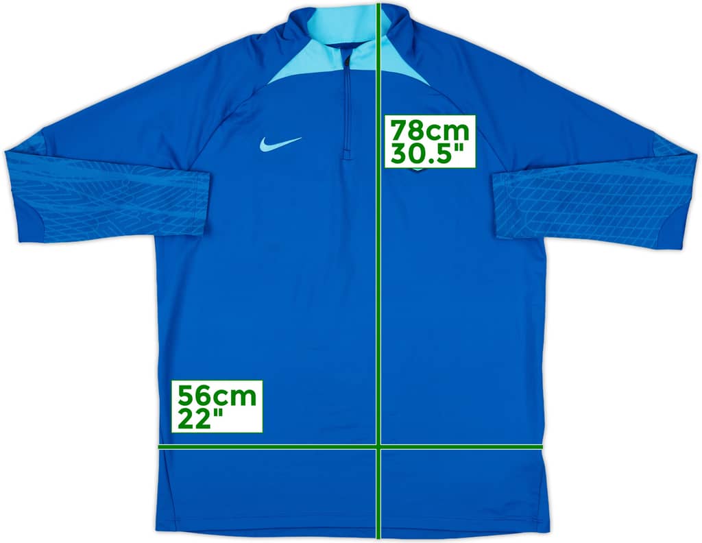 2022-23 England Nike 1/4 Zip Drill Top - 8/10 - (XL)