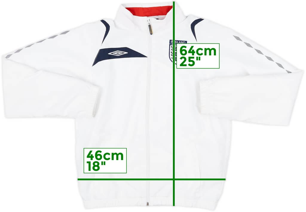 2008-09 England Umbro Track Jacket - 8/10 - (XL.Boys)