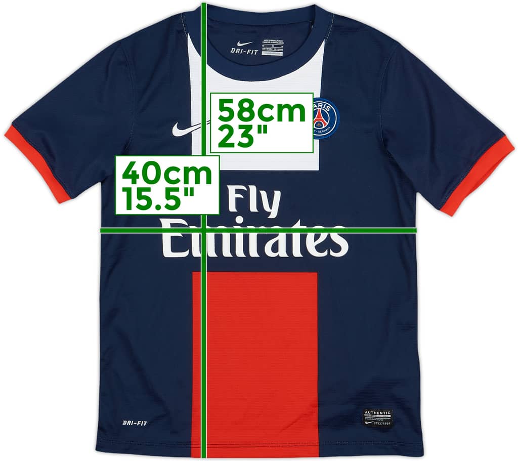 2013-14 Paris Saint-Germain Home Shirt - 8/10 - (M.Boys)