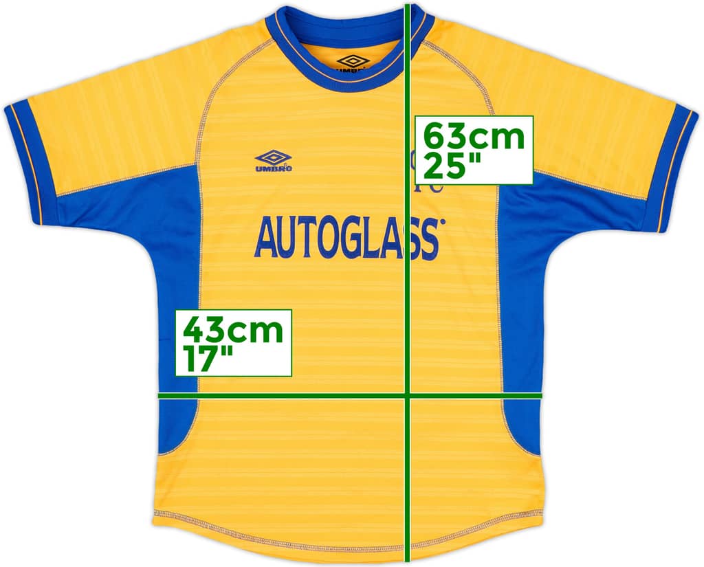 2000-01 Chelsea Away Shirt - 8/10 - (M.Boys)