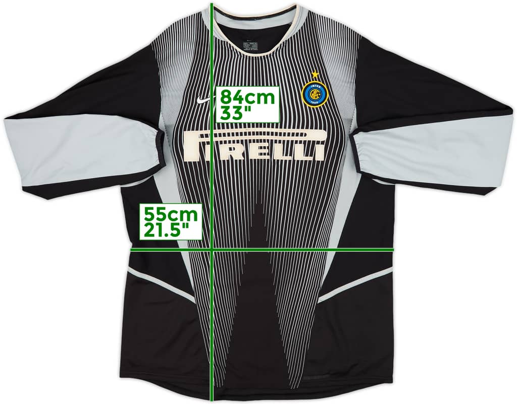 2002-03 Inter Milan GK Shirt - 6/10 - (L)