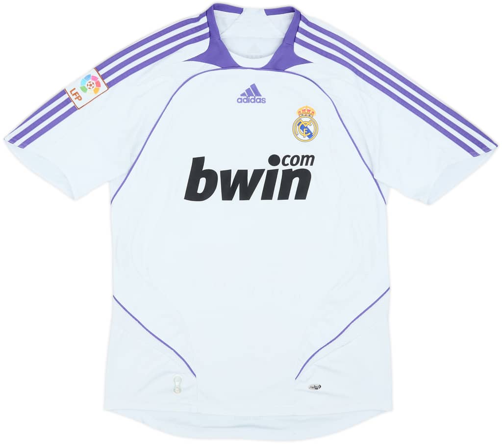 2007-08 Real Madrid Home Shirt - 6/10 - (M)
