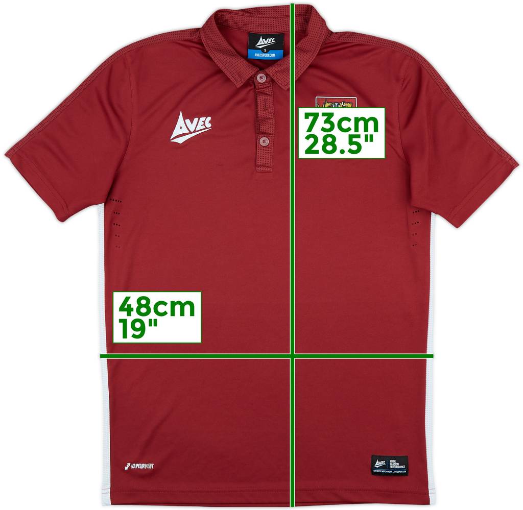2020-21 Northampton Avec Polo Shirt - 8/10 - (S)