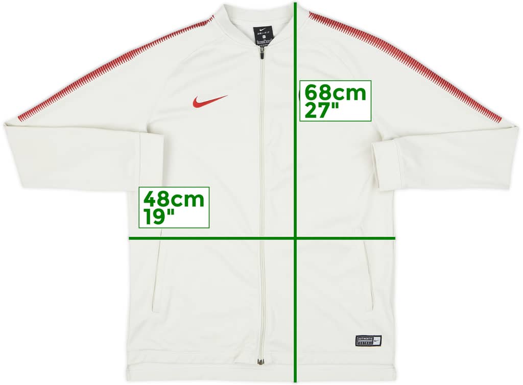 2018-19 Roma Nike Track Jacket - 6/10 - (XL)
