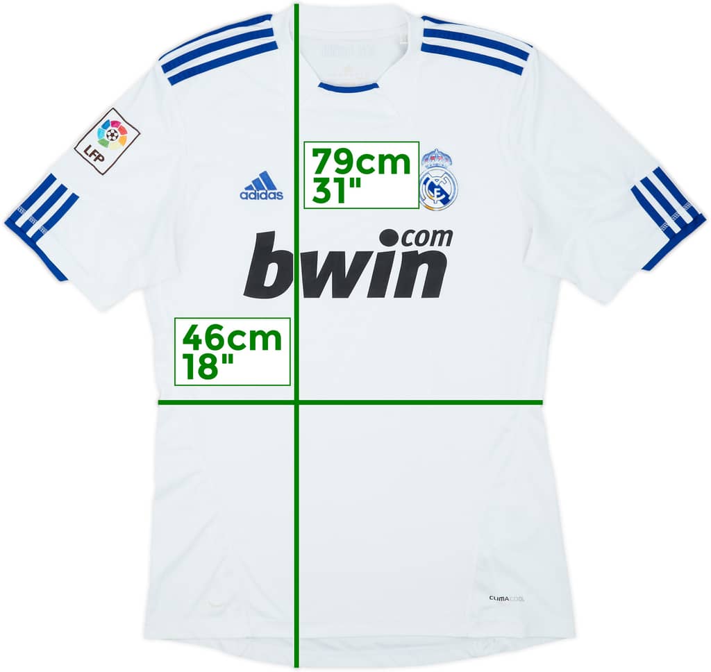 2010-11 Real Madrid Home Shirt - 4/10 - (M)