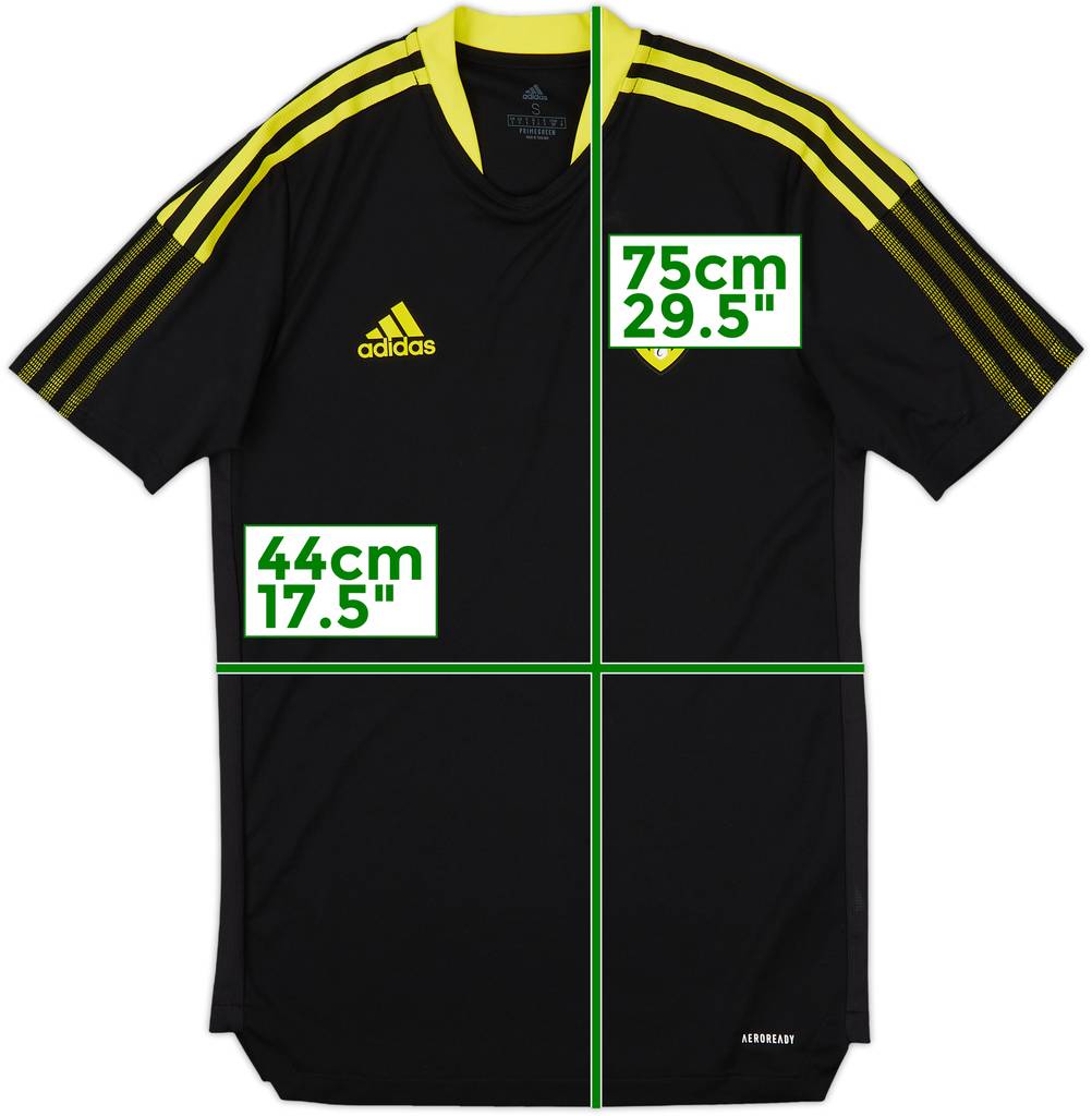 2021-22 Leeds adidas Training Shirt - 8/10 - (S)