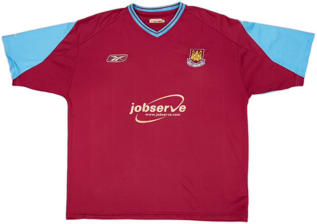 2003-05 West Ham Home Shirt - 4/10 - (XL)