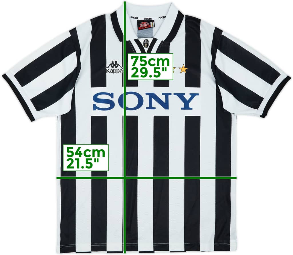 1995-97 Juventus Home Shirt - 9/10 - (L)