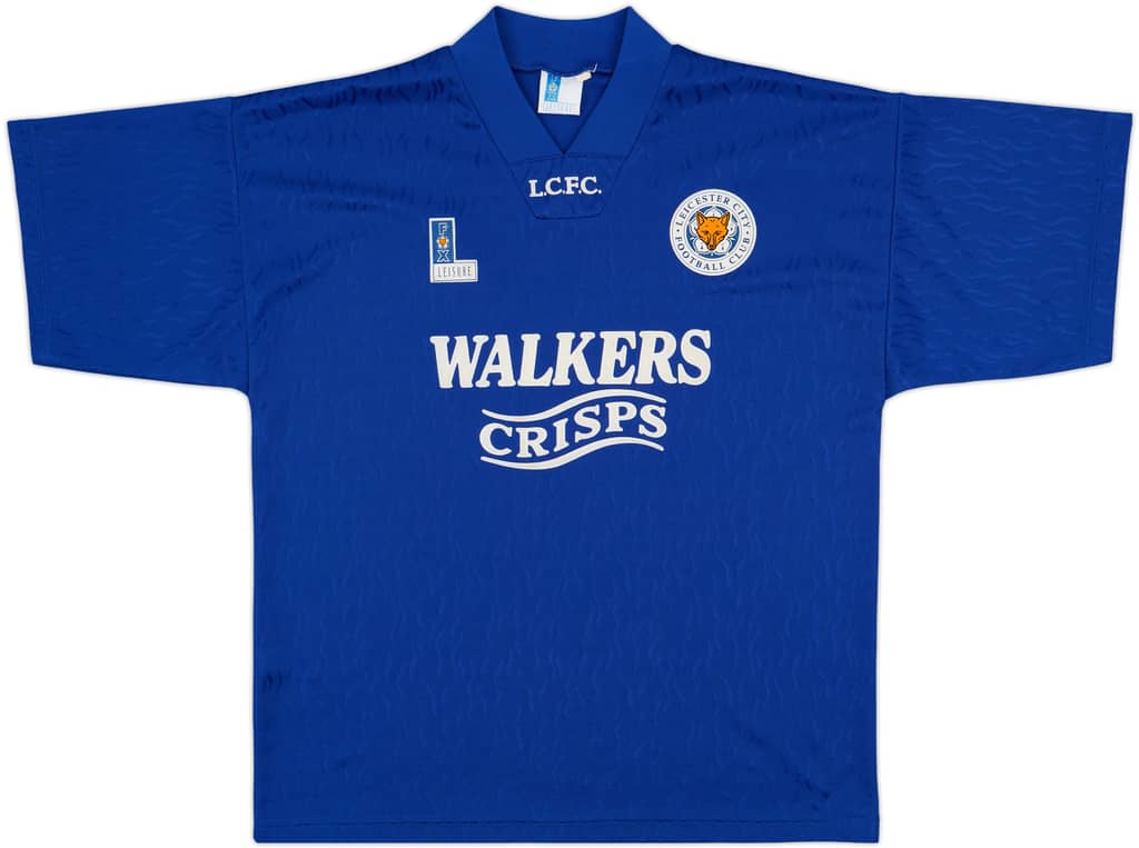 1992-94 Leicester Home Shirt - 8/10 - (L)