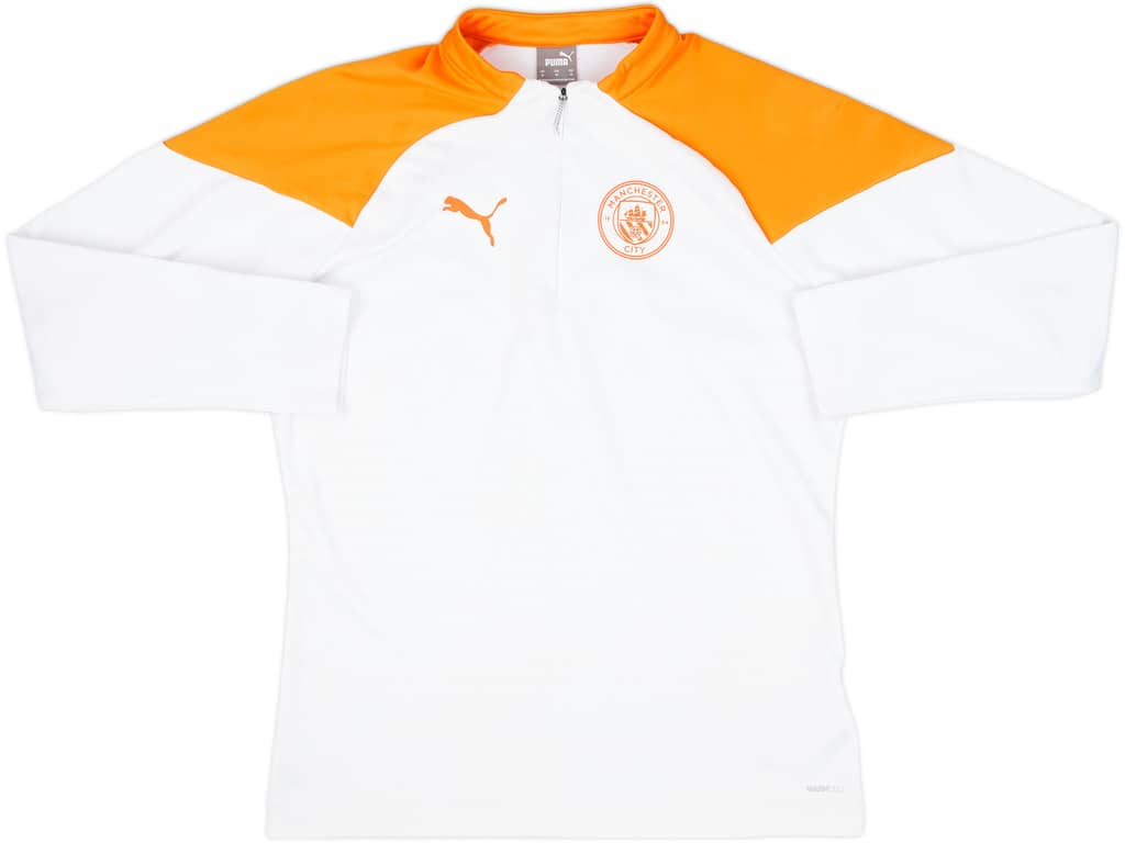 2023-24 Manchester City Puma 1/4 Zip Drill Top - 8/10 - (M)