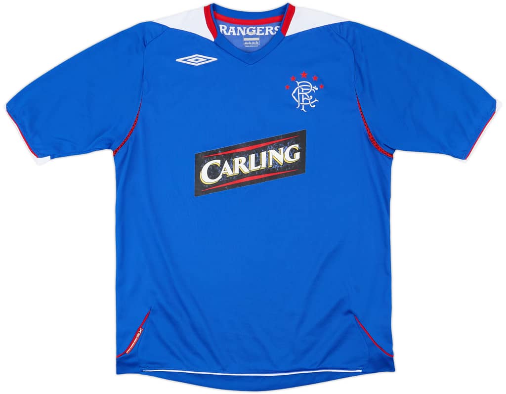 2007-08 Rangers Home Shirt - 5/10 - (L)
