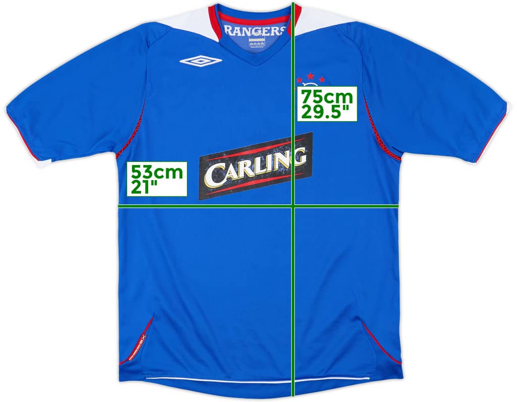 2007-08 Rangers Home Shirt - 5/10 - (L)