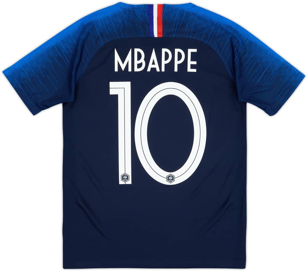 2018 France Home Shirt Mbappe #10 - 9/10 - (XL.Boys)
