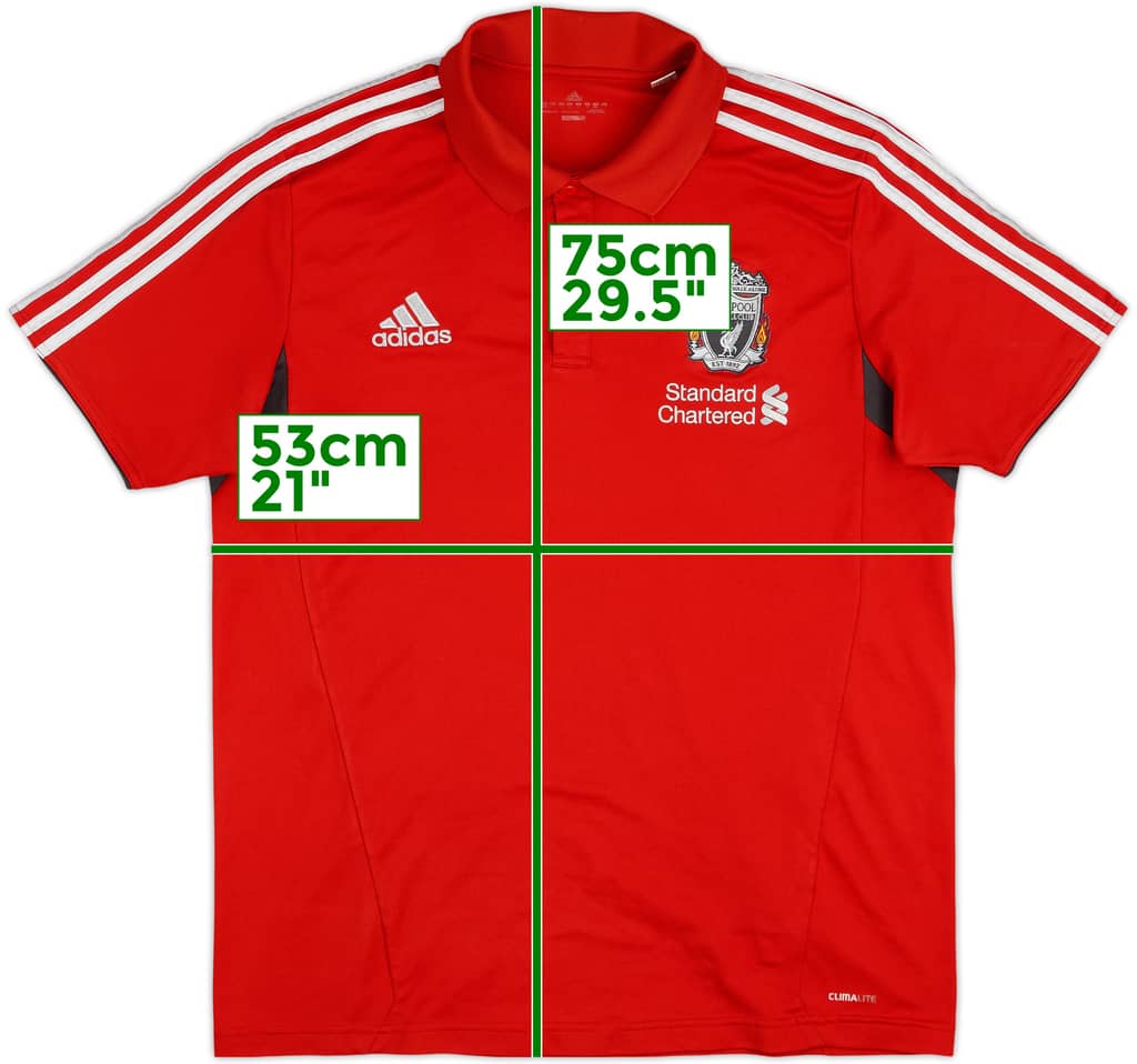 2011-12 Liverpool adidas Polo Shirt - 6/10 - (L)