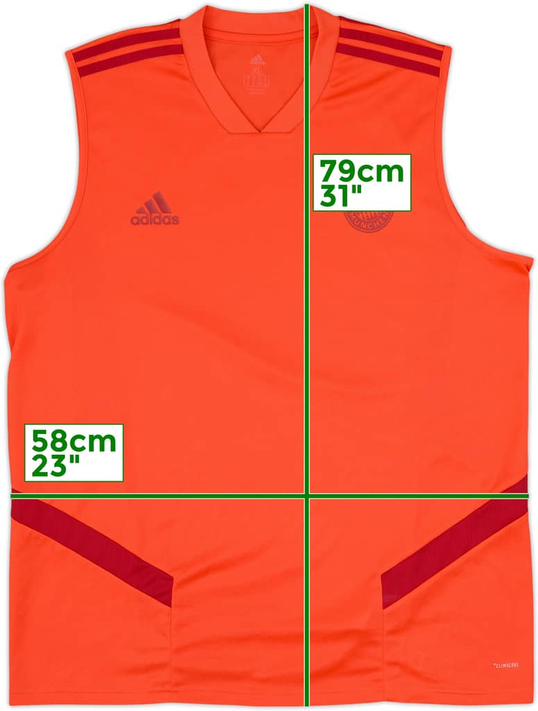 2019-20 Bayern Munich adidas Training Vest - 9/10 - (XL)