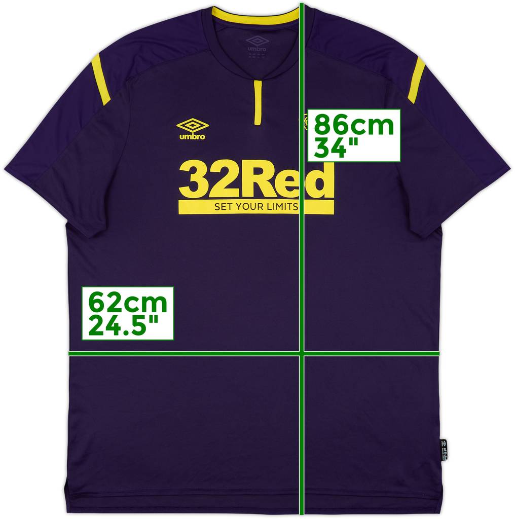 2021-22 Derby County Third Shirt - 9/10 - (3XL)