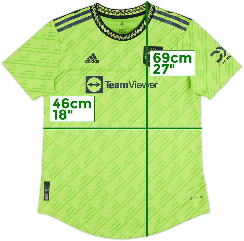 2022-23 Manchester United Authentic Third Shirt - 9/10 - (Women's M)