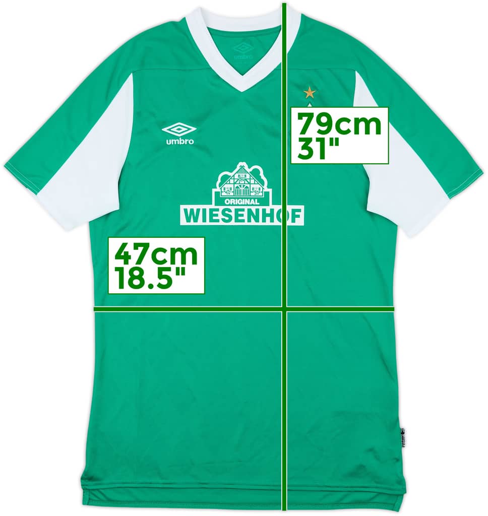 2020-21 Werder Bremen Home Shirt - 10/10 - (M)