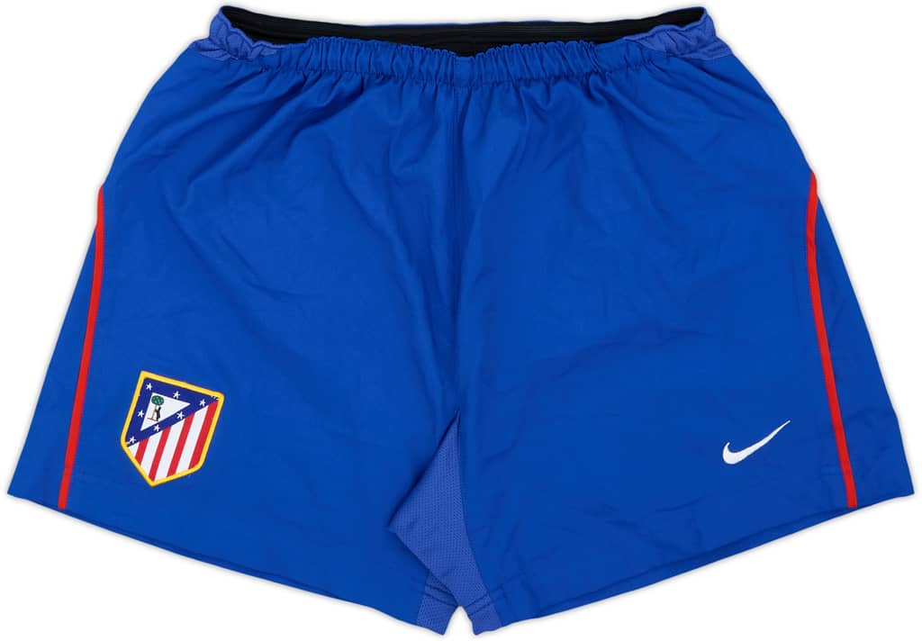 2003-04 Atletico Madrid Home Shorts - 8/10 - (M)