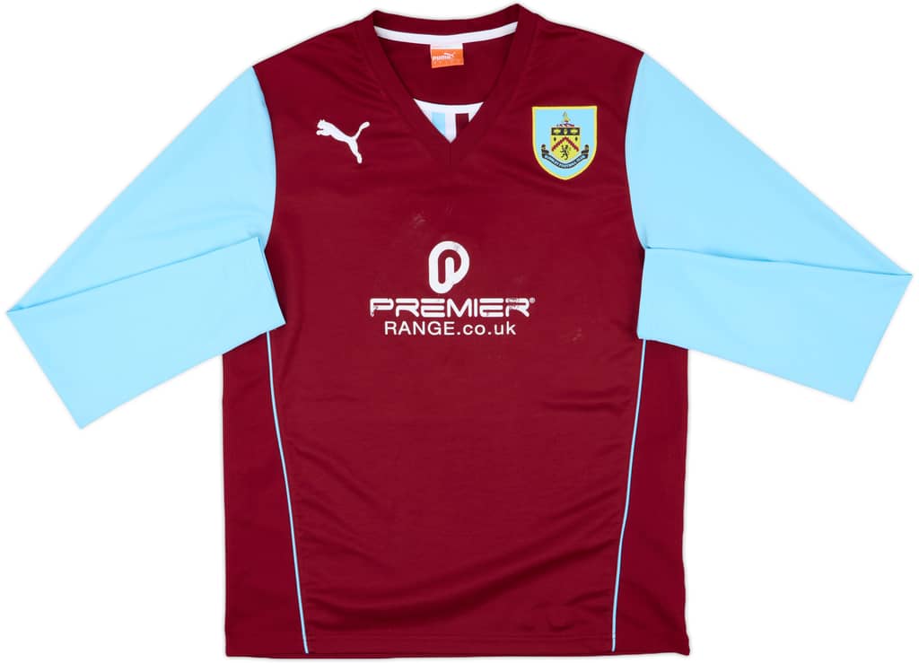 2013-14 Burnley Home L/S Shirt - 5/10 - (L)