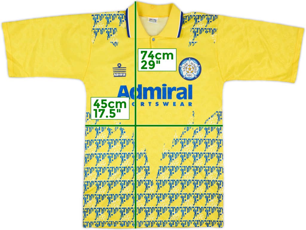 1992-93 Leeds United Third Shirt - 8/10 - (S)