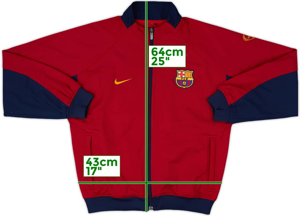 2003-04 Barcelona Nike Track Jacket - 8/10 - (L.Boys)