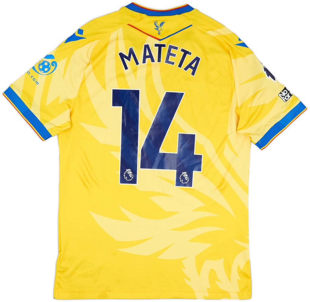 2024-25 Crystal Palace Match Issue Away Shirt Mateta #14