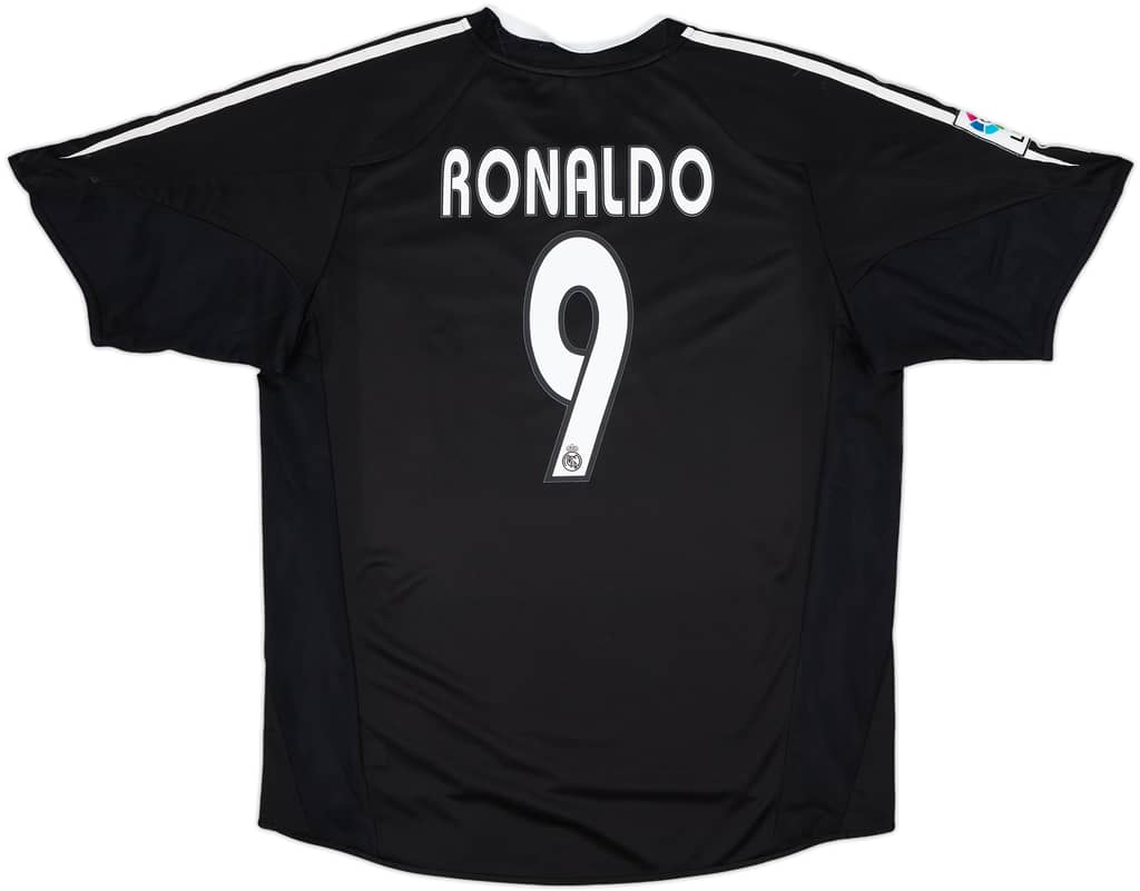 2004-05 Real Madrid Away Shirt Ronaldo #9 - 7/10 - (L)