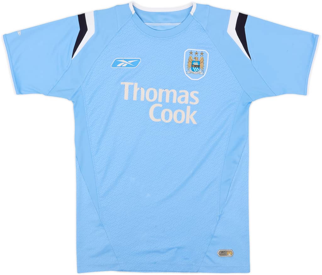 2004-05 Manchester City Home Shirt - 4/10 - (XL.Boys)
