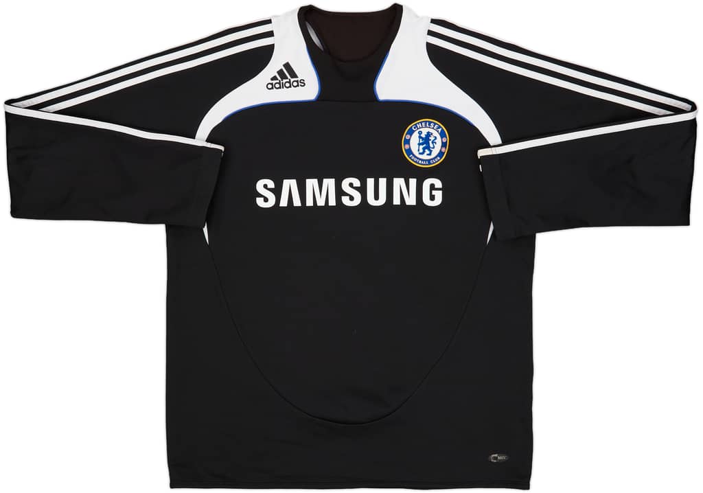 2008-09 Chelsea adidas Sweat Top - 7/10 - (M/L)
