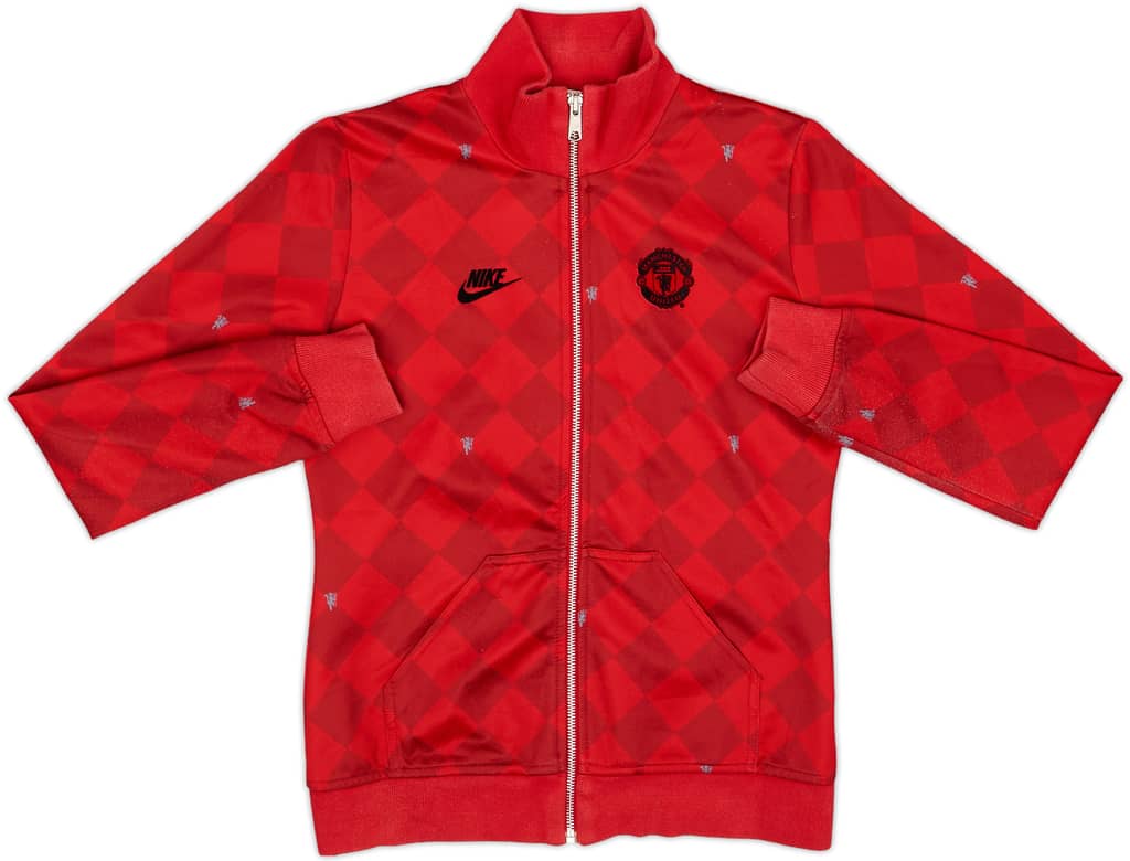 2009-10 Manchester United Nike Track Jacket - 8/10 - (S.Boys)