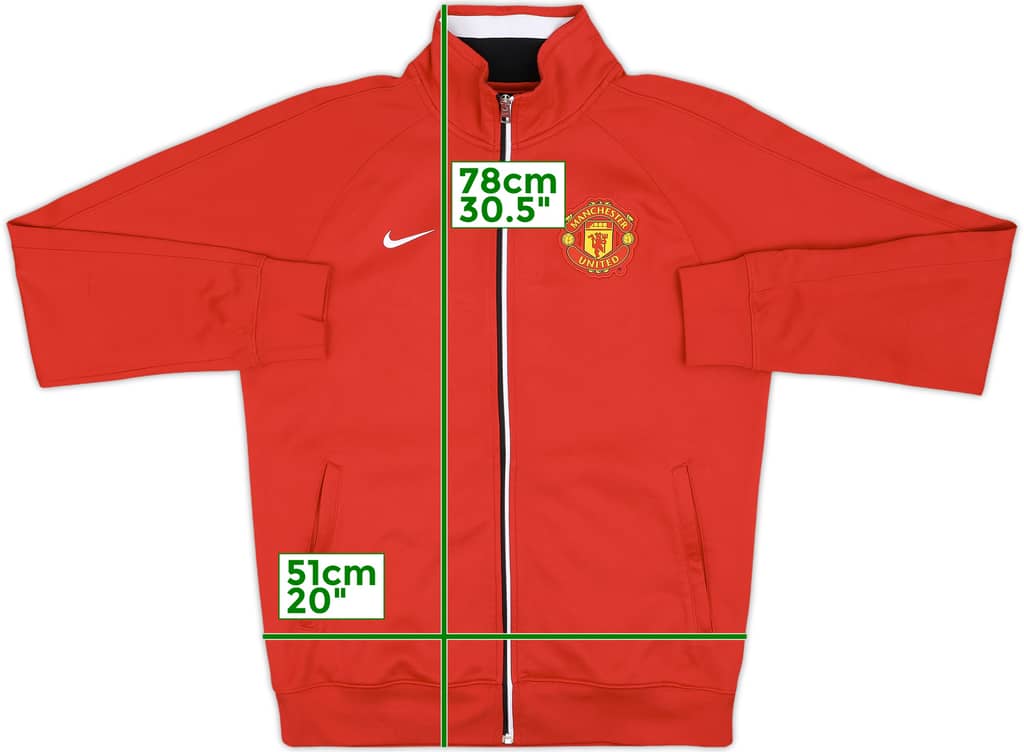 2012-13 Manchester United Nike Track Jacket - 8/10 - (M)