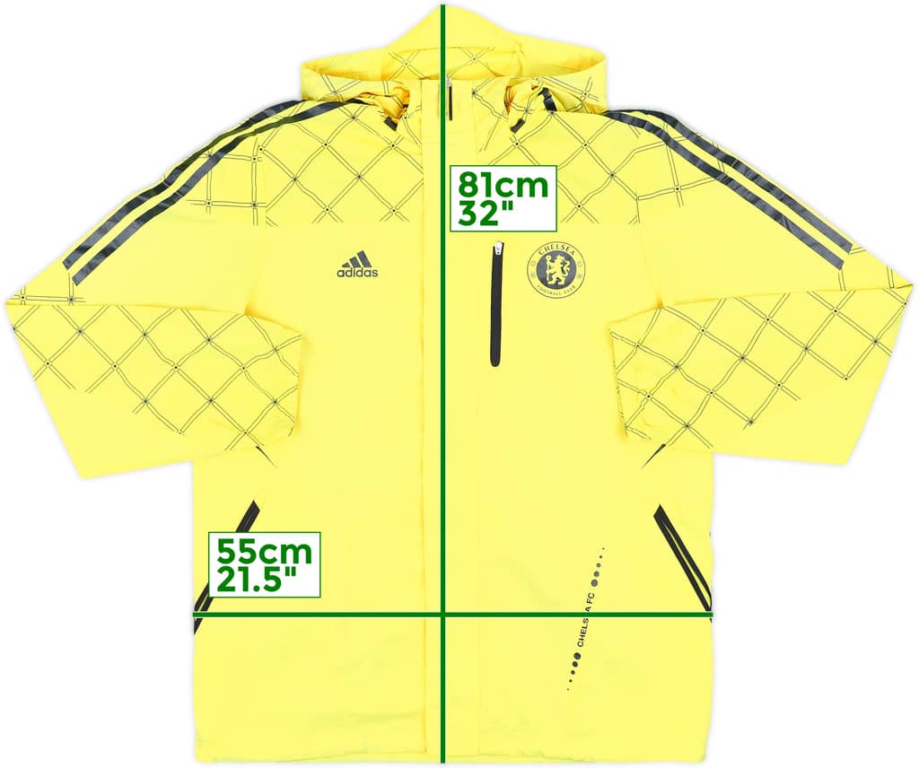 2010-11 Chelsea adidas Hooded Rain Jacket - 6/10 - (M)