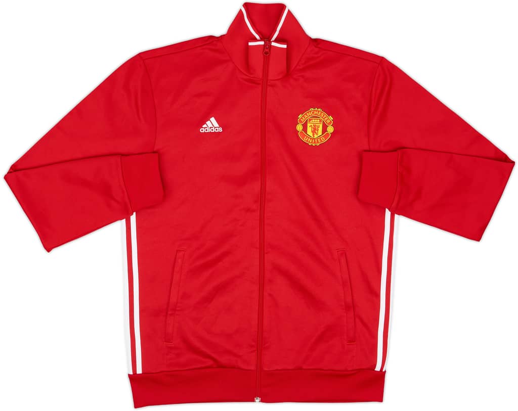 2016-17 Manchester United adidas Track Jacket - 8/10 - (M)