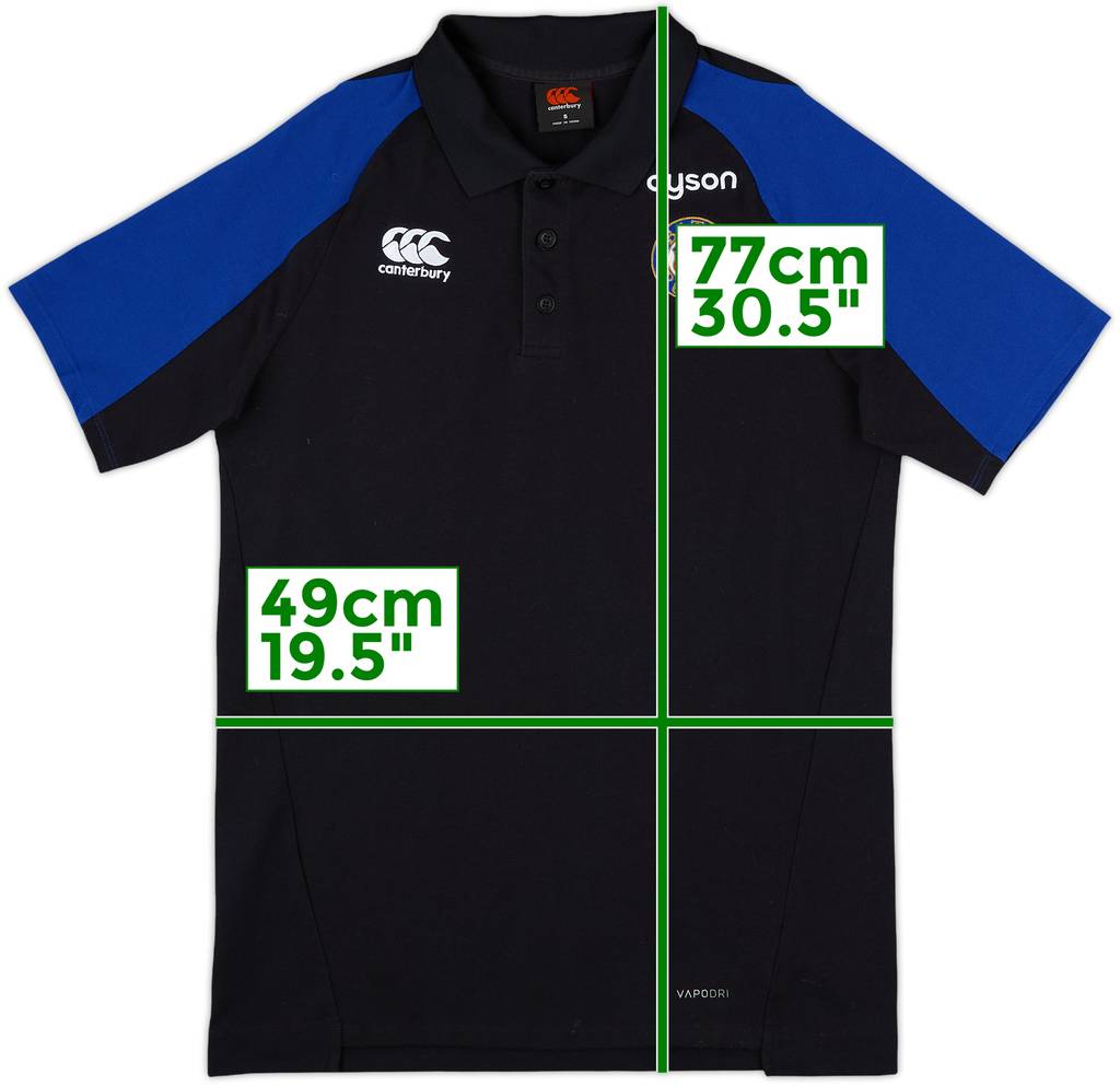 2018-19 Bath Rugby Canterbury Polo Shirt - 9/10 - (S)