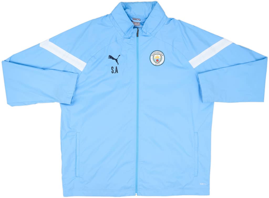 2021-22 Manchester City Staff Issue Puma Track Jacket 'S.A' - 10/10 - (XXL)