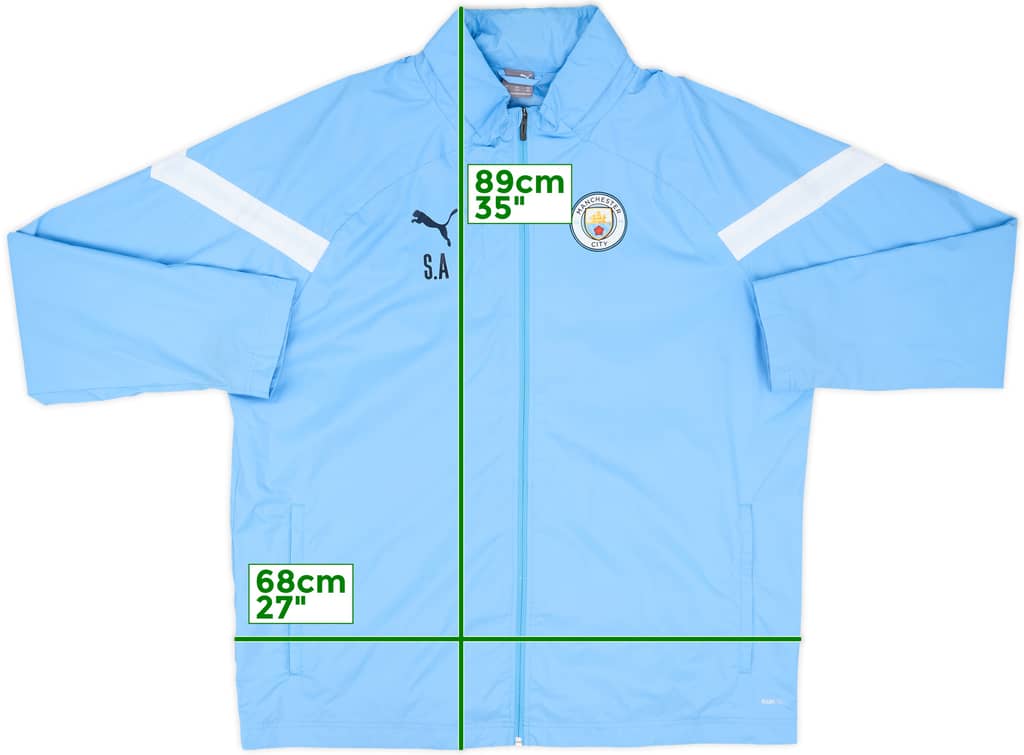 2021-22 Manchester City Staff Issue Puma Track Jacket 'S.A' - 10/10 - (XXL)
