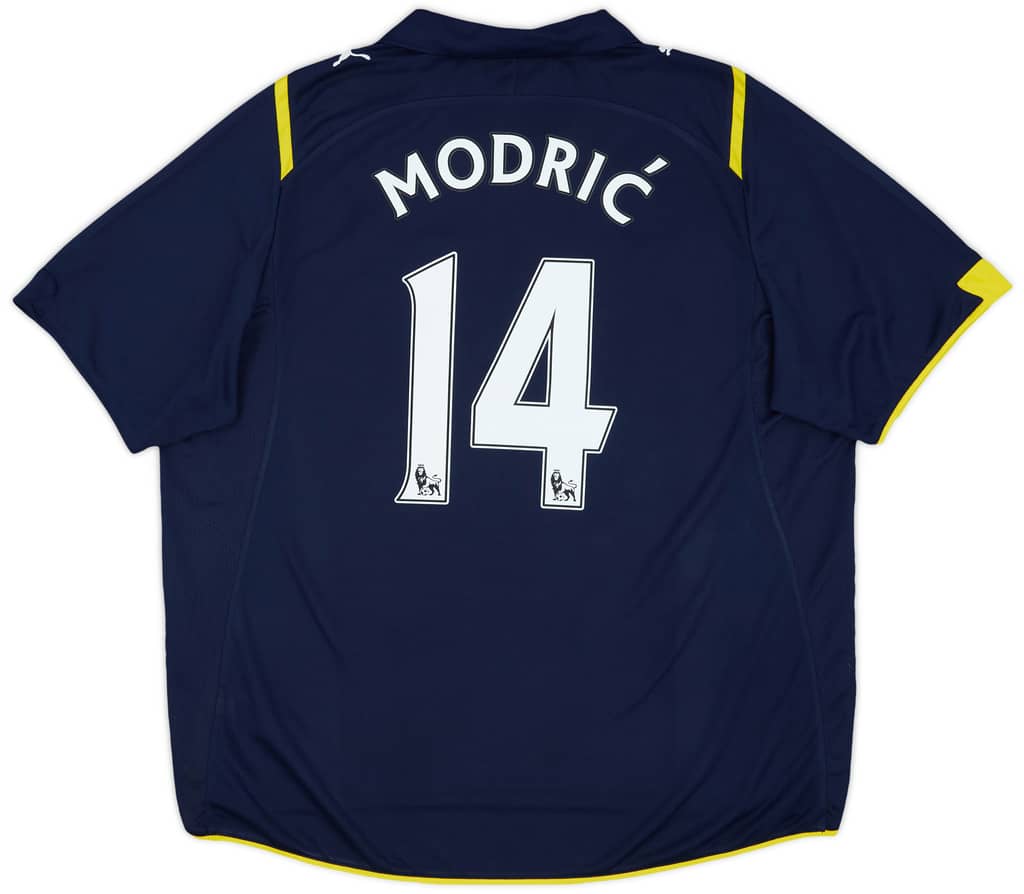 2009-10 Tottenham Away Shirt Modric #14 - 8/10 - (XL)